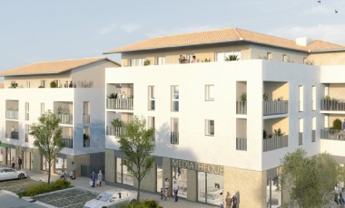 Logements, commerces et médiathèque-Gleizé