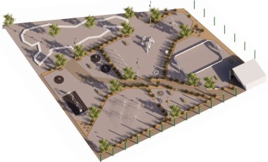 Pollionnay - construction du pumptrack